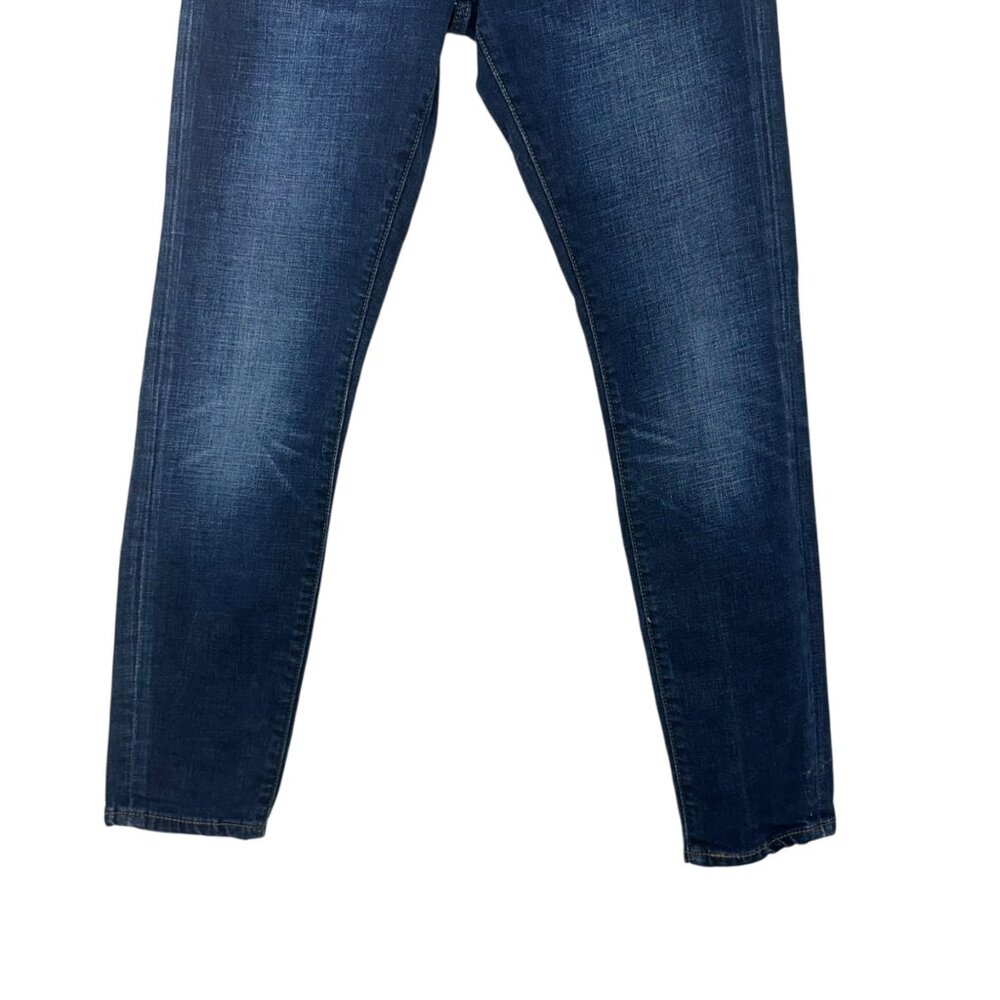 Frye Mens Mid-Rise Slim Fit Denim Jeans Size 30X31 Dark Wash - Picture 11 of 14